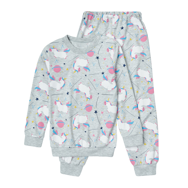 Піжама Ляля К3ІН150 К3ІН151 104 Серый (831577.1190621) - Pampik