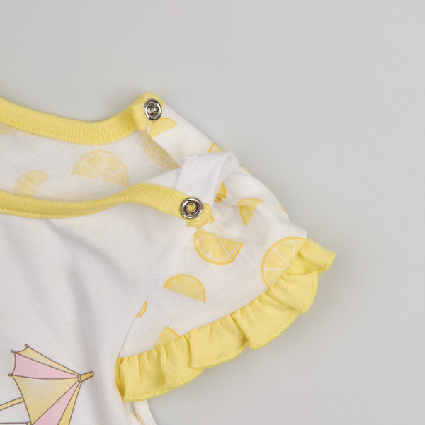 Футболка ясельна Ляля 3Т08 80 Белый Желтый (577045.43753) - Pampik - 4