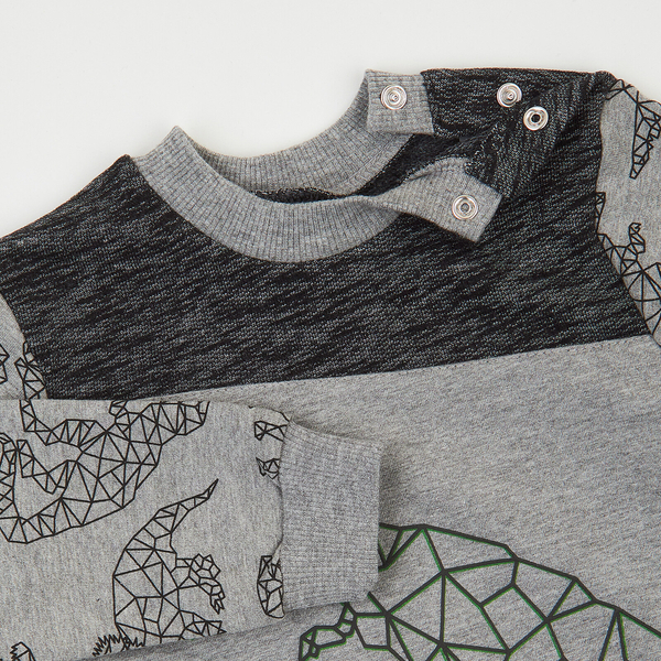 Спортивний костюм Ляля К3ДВ001 80 Сірий (1039490.1308691) - Pampik - 4