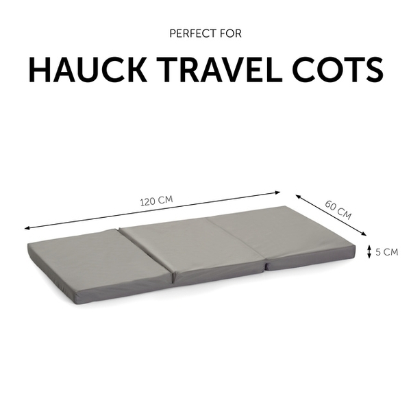 Складний матрас до ліжечка Hauck Sleeper Grey (89092-9) - Pampik - 5