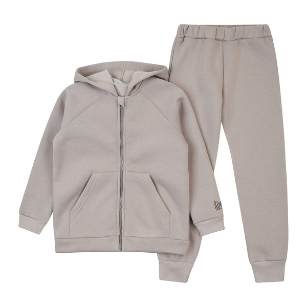 Спортивний костюм на флісі Ляля К2ТФ101 98 Сірий (967188.11239012) - Pampik