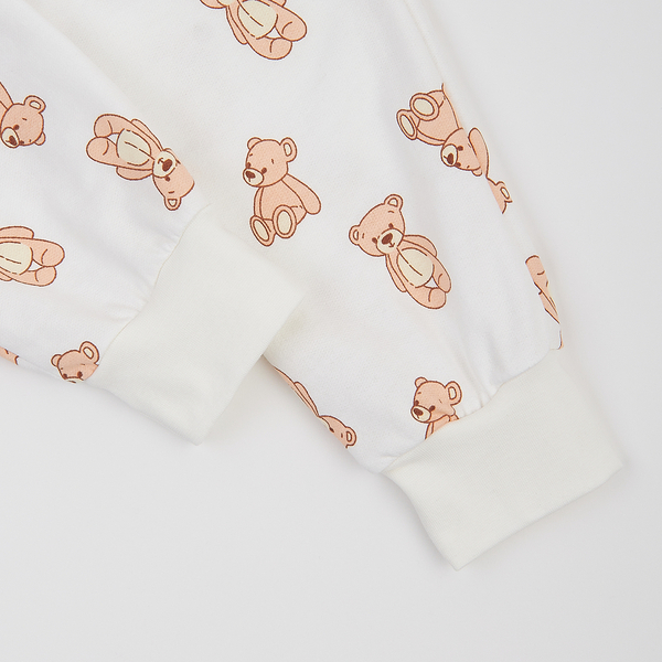 Піжама утеплена Ляля К3ФТ118 К3ФТ143 К3ФТ152 К3ФТ153 футер 122 Молоко (1027071.11844624) - Pampik - 4