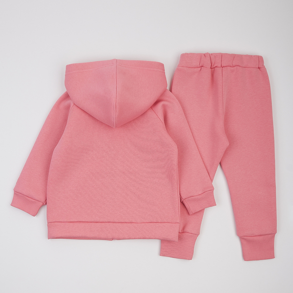 Спортивний костюм на флісі Ляля К2ТФ101 104 Розовый (1026159.11239014) - Pampik - 2