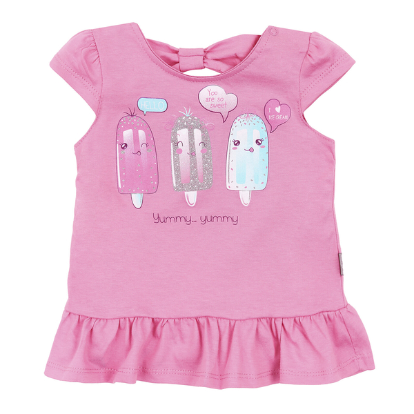 Футболка ясельна Ляля 3КЛ020 80 Розовый (711231.1014321) - Pampik