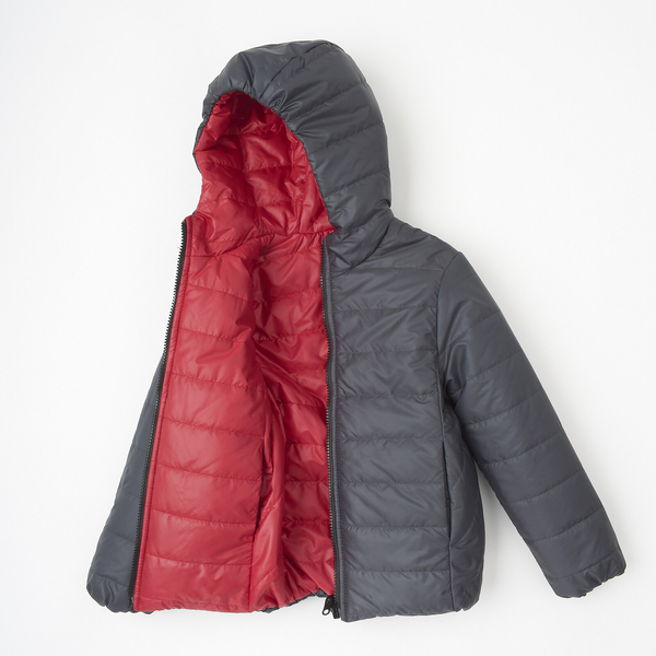 Куртка Ляля 2ПЛ105 98 Красный Серый (852101.1206342) - Pampik - 5