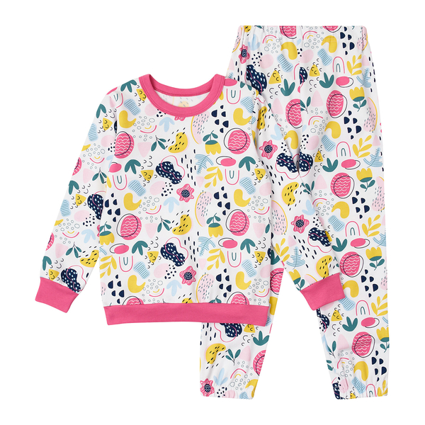 Піжама утеплена Ляля К3СН153 128 Белый (884455.1239112) - Pampik