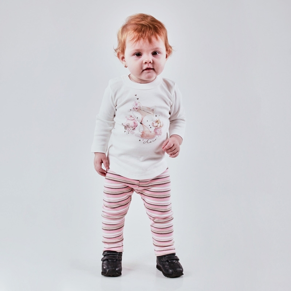 Лосіни Ляля 10ІН014 74 Коричневий Рожевий (576423.509112) - Pampik - 3