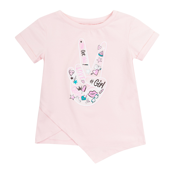Футболка Ляля 3СК143 116 Розовый (740352.1053793) - Pampik