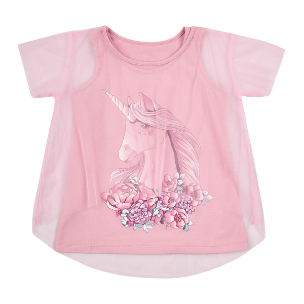 Футболка Ляля 3СК123 104 Розовый (626805.780021) - Pampik
