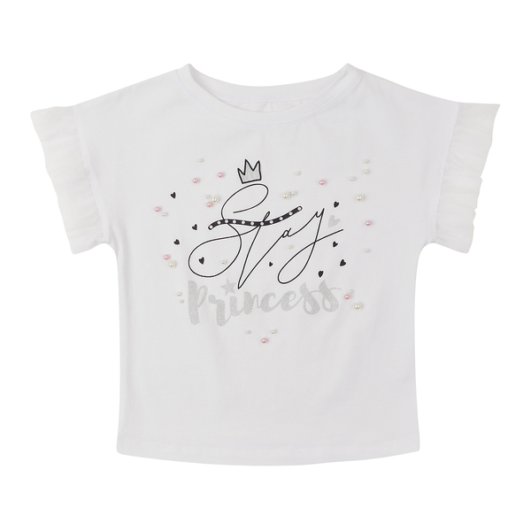 Футболка Ляля 3СК160 122 Білий (914375.1273721) - Pampik