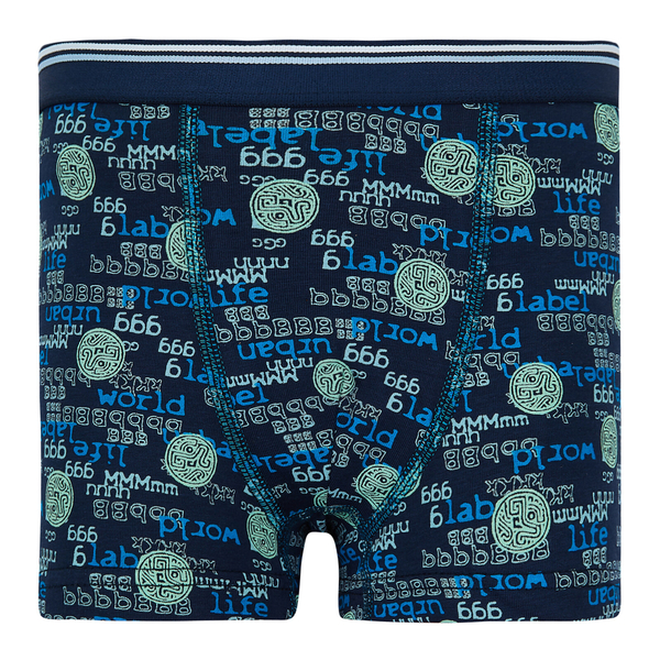 Труси-боксері Ляля К12СК116 122-128 Синій Бордовий (802450.1153203) - Pampik - 3