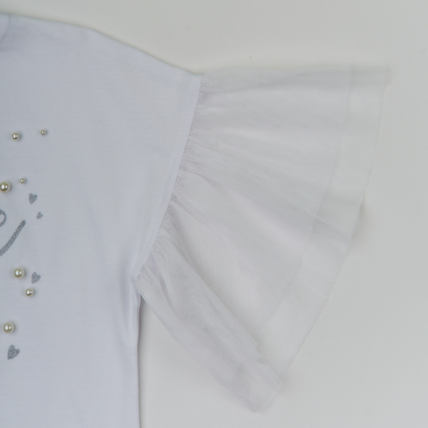 Футболка Ляля 3СК142 164 Белый (740392.1053803) - Pampik - 4