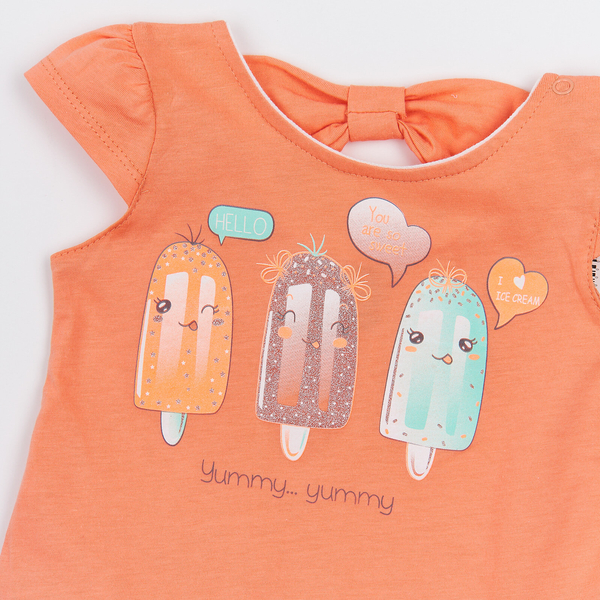 Футболка ясельна Ляля 3КЛ020 92 Оранжевый (711241.1014323) - Pampik - 2