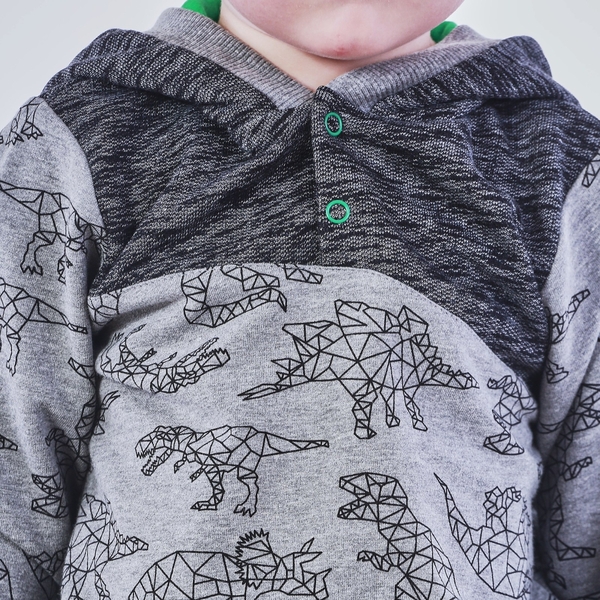 Худі Ляля 3ДВ011 80 Сірий (575693.509871) - Pampik - 6