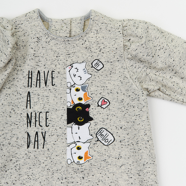 Сукня Ляля 15ДВ122 98 Серый (799952.1128213) - Pampik - 2