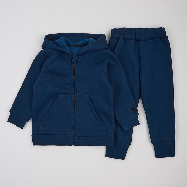 Спортивний костюм на флісі Ляля К2ТФ101 104 Синий (1026171.11239016) - Pampik