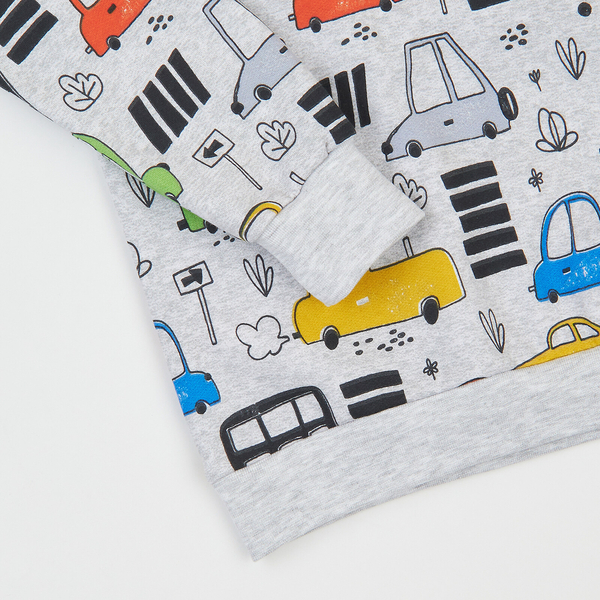 Піжама утеплена Ляля К3ФТ118 К3ФТ143 К3ФТ152 К3ФТ153 футер 128 Серый (961333.11844618) - Pampik - 7