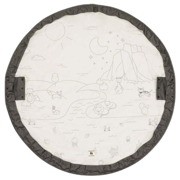 Ігровий килимок-сумка Hauck Play N Tidy Dark Grey (80900-0) - Pampik