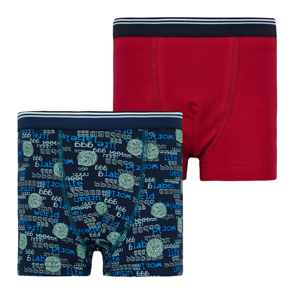 Труси-боксері Ляля К12СК116 122-128 Синій Бордовий (802450.1153203) - Pampik