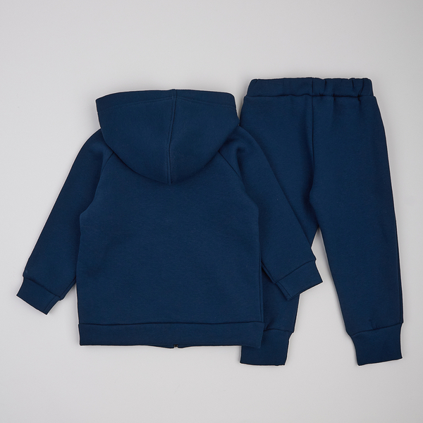 Спортивний костюм на флісі Ляля К2ТФ101 128 Синий (1026175.11239016) - Pampik - 2