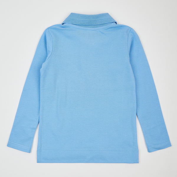 Поло з довгим рукавом Ляля 3ЛК131 146 Голубой (989046.917564) - Pampik - 2