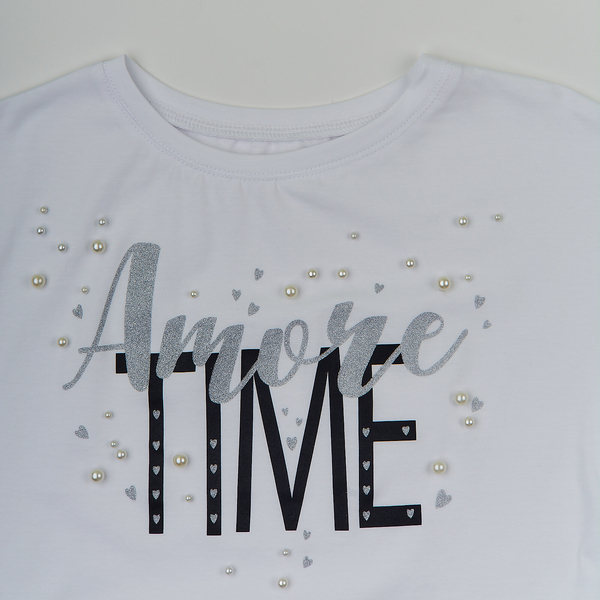 Футболка Ляля 3СК142 146 Белый (740390.1053803) - Pampik - 2