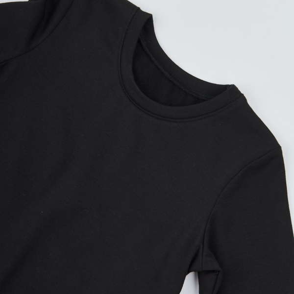 Лонгслів Ляля 3СН135 128 Чорний (673528.935411) - Pampik - 3