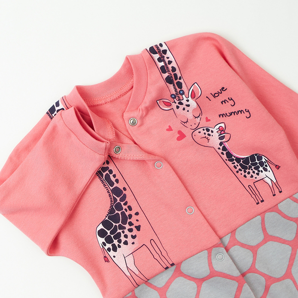 Чоловічок Ляля 8ІН079 80 Серый Розовый (917401.1278021) - Pampik - 3