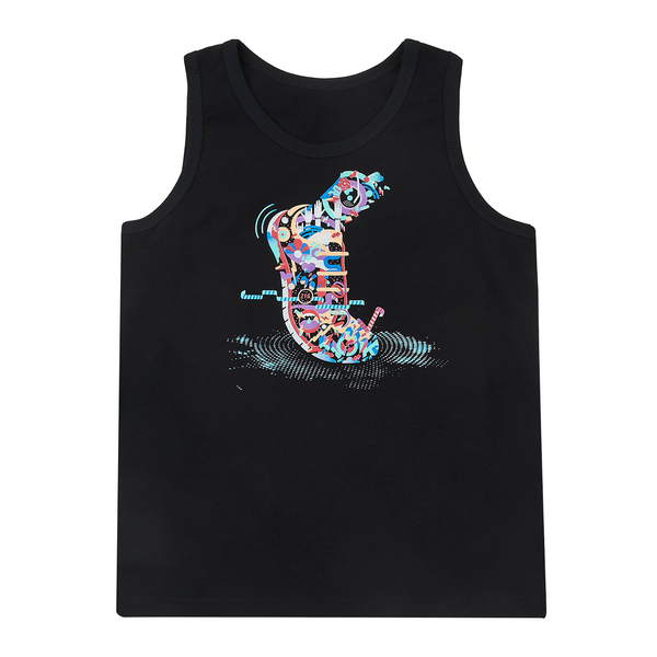 Футболка Ляля 4СК112 134 Черный (799970.1139877) - Pampik