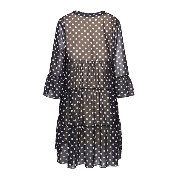 Плаття Ляля 15ШФ120 mom L-XL Чорний Бежевий (770338.1111004) - Pampik - 5