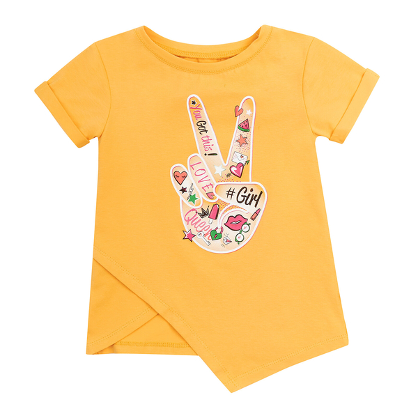 Футболка Ляля 3СК143 110 Желтый (740362.1053795) - Pampik