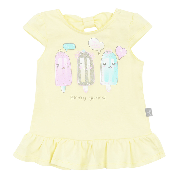 Футболка ясельна Ляля 3КЛ020 80 Желтый (711235.1014322) - Pampik