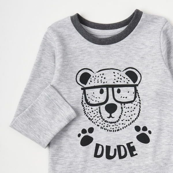 Лонгслів Ляля 3ІН156 128 Сірий (870124.1226612) - Pampik - 3