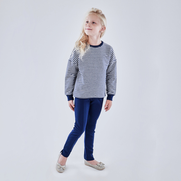 Світшот Ляля 3ДВ112 98 Сірий Синій (577639.511724) - Pampik