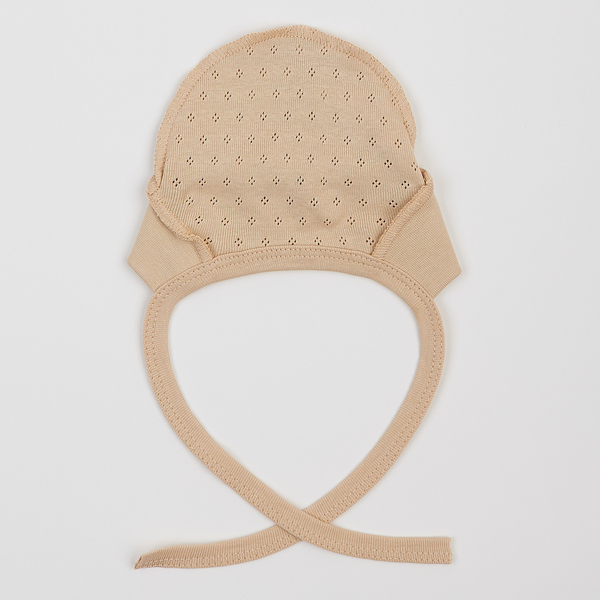 Чепчик Ляля 13АЖ004 39 Бежевый (1056442.517997) - Pampik - 3