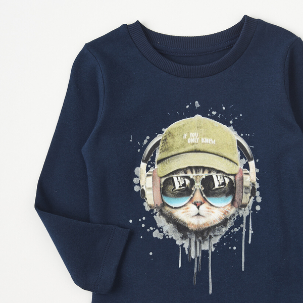 Лонгслів Ляля 3ІН156 92 Синій (870132.1226613) - Pampik - 3