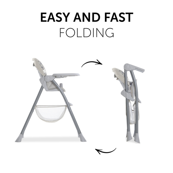 Стільчик для годування Hauck Sit N Fold Circles blue (64102-6) - Pampik - 5