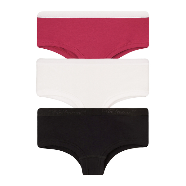 Труси-шорти Ляля К12СК120 98-104 Чорний Білий Бордовий (900532.1256301) - Pampik