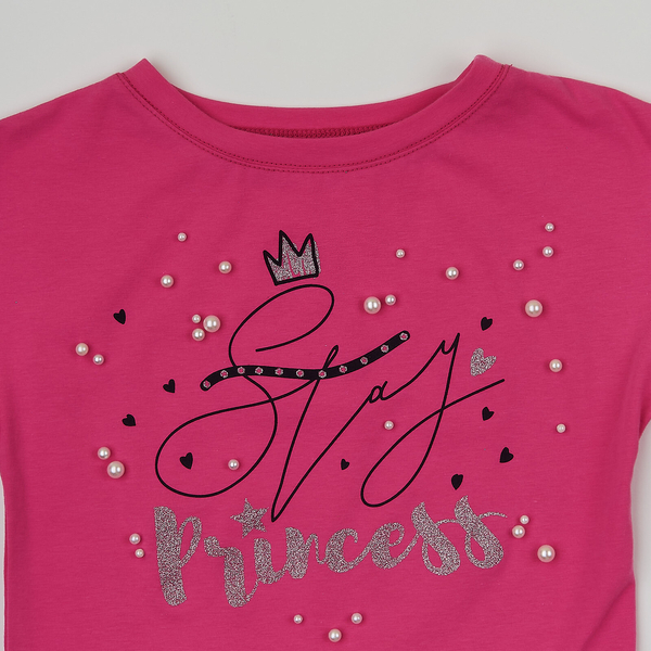 Футболка Ляля 3СК142 104 Розовый (736141.1053801) - Pampik - 2