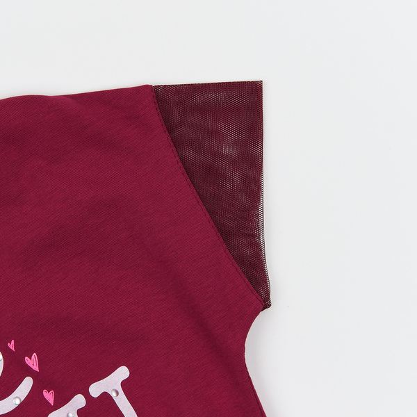 Ромпер Ляля 8СК100 122 Бордовий (711179.1014152) - Pampik - 4