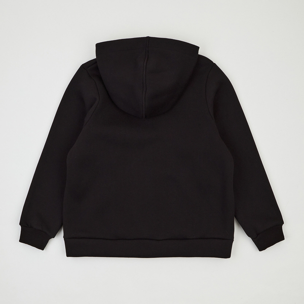 Спортивна кофта на флісі Ляля 2ТФ104 87% бавовна,8% ПЕ,5% еластан 134 Чорний (950759.1308731) - Pampik - 2