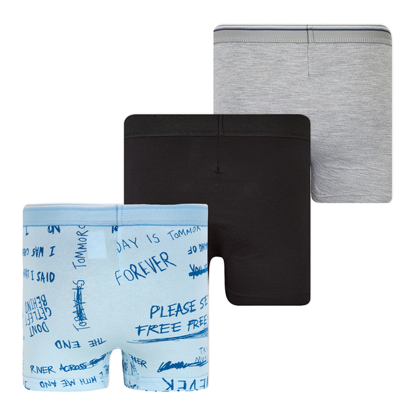 Труси-боксери Ляля К12СК113 134-140 Голубой Серый Черный (899391.1056855) - Pampik - 2