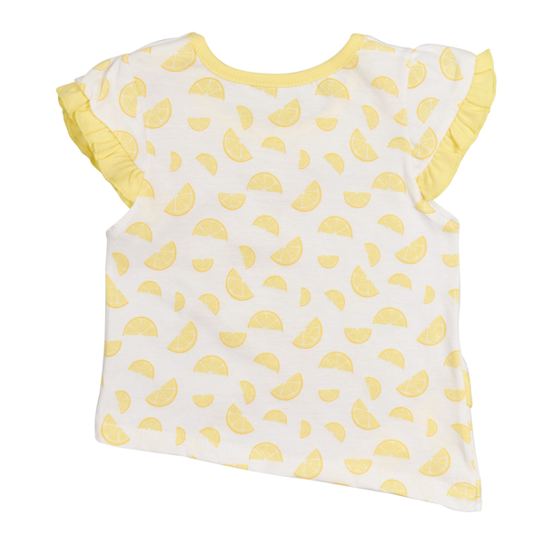 Футболка ясельна Ляля 3Т08 74 Белый Желтый (577044.43753) - Pampik - 2