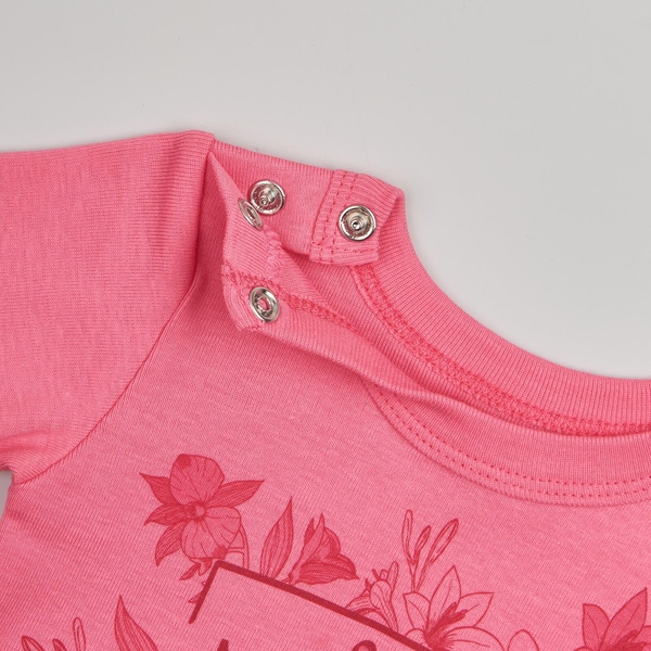 Футболка ясельна Ляля 3Т050 74 Розовый (773103.1116842) - Pampik - 3