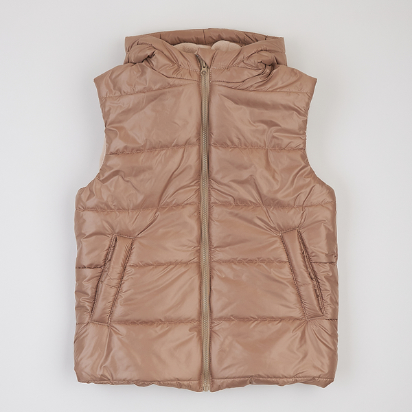 Жилет теплий Ляля 4ПЛ116 104 Коричневий (1023595.1336025) - Pampik