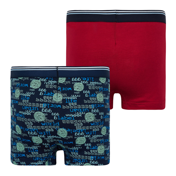 Труси-боксері Ляля К12СК116 122-128 Синій Бордовий (802450.1153203) - Pampik - 2