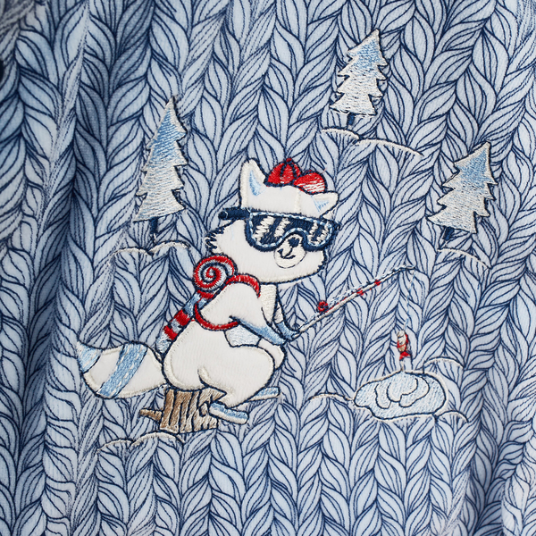 Чоловічок теплий Ляля 8Т07В 74 Голубой Синий (562314.492431) - Pampik - 4