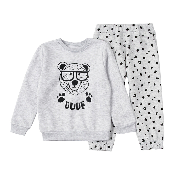 Спортивний костюм Ляля К3ДВ154 104 Сірий (870152.1224754) - Pampik