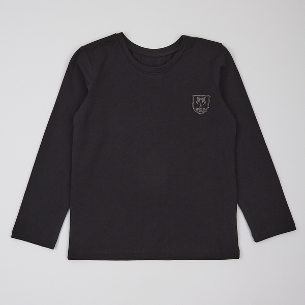 Лонгслів Ляля 3СК130 158 Черный (1013836.890333) - Pampik