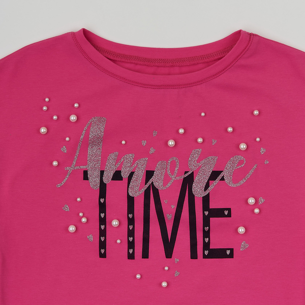 Футболка Ляля 3СК142 164 Рожевий (740408.1053806) - Pampik - 2